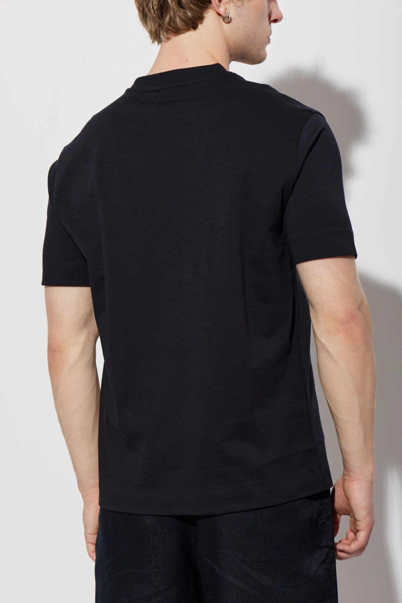 Emporio Armani T-shirt with embroidered logo | Men's | Vitkac